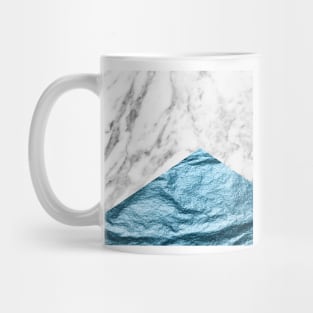 Teal marble Mug